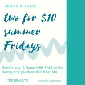 ALL ITEMS MARKED ‘SALE’ 2 FOR $10!! Act fast!